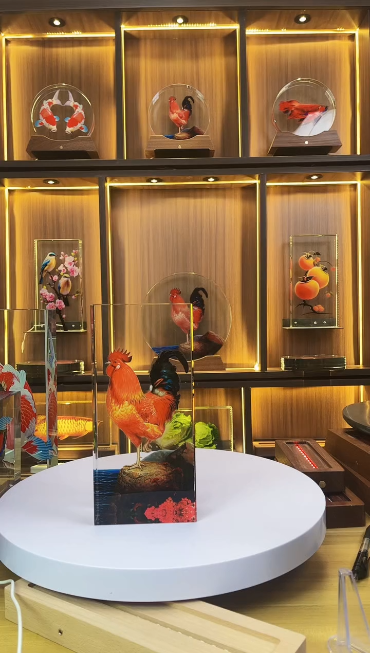 有机玻璃?****?尺寸24*11*5公鸡