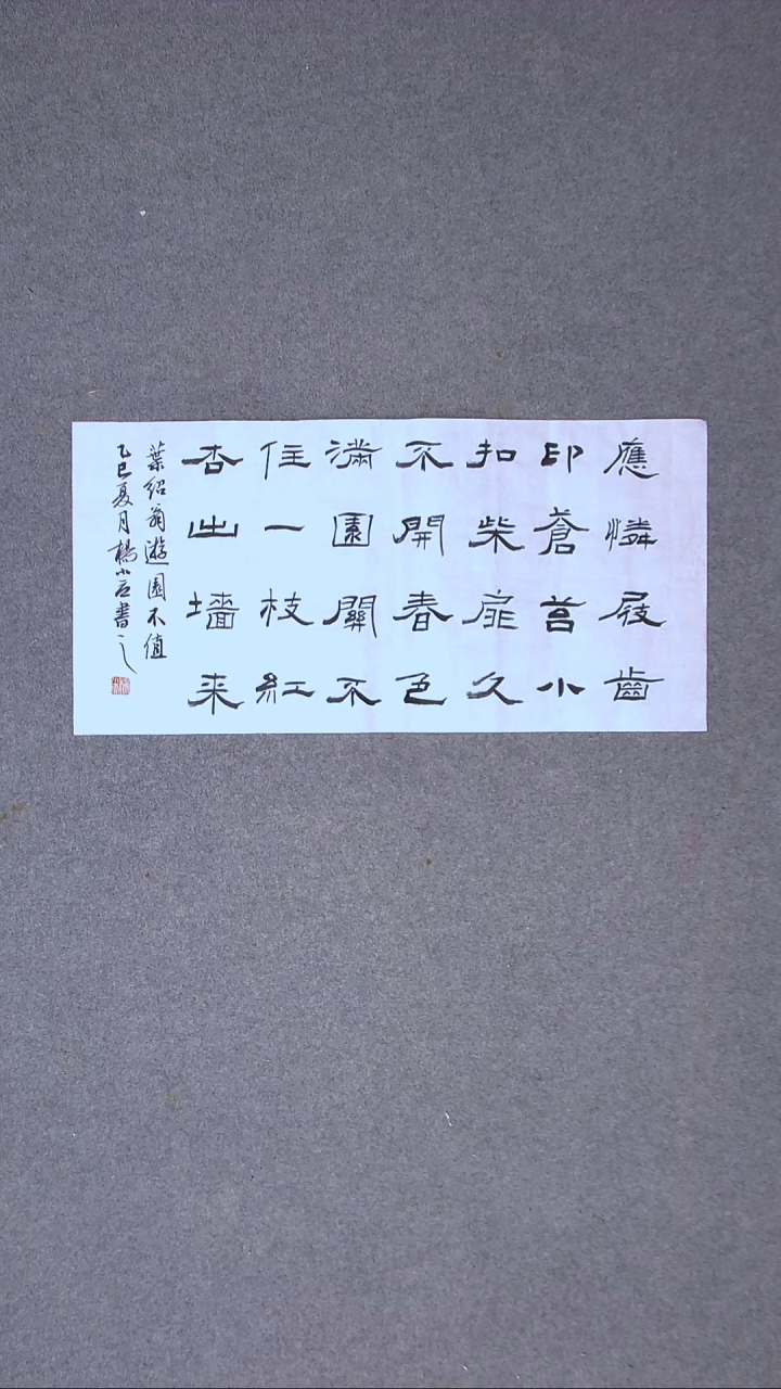 书法杨小立河南南阳69*34两平尺