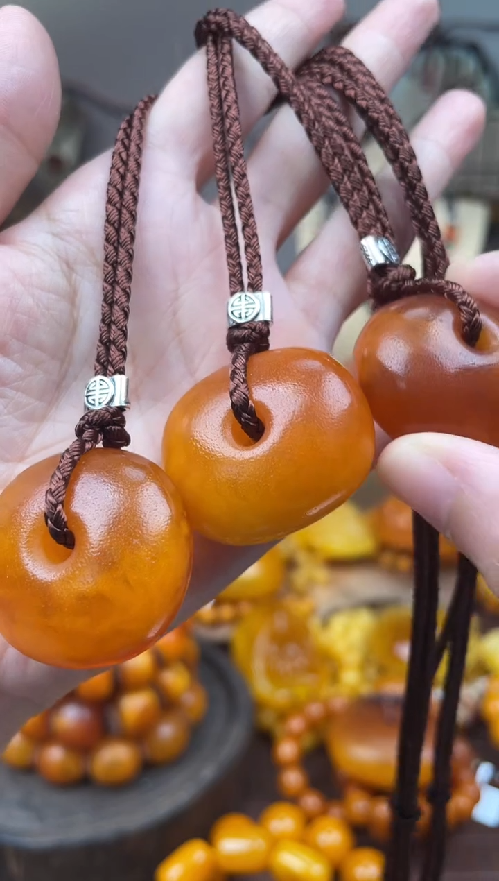 未镶嵌琥珀裸石首饰 假1赔4 （多样性发货1件