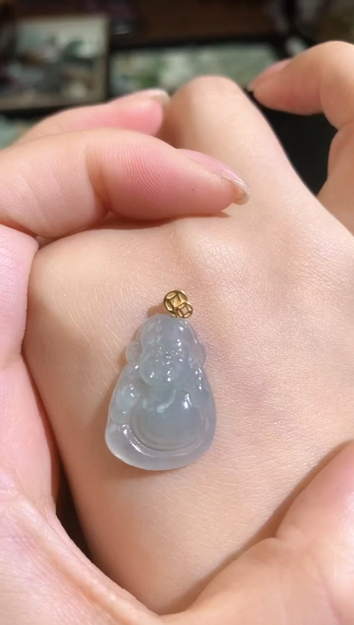 【闪购商品】翡翠颈饰18K金镶嵌2025022501148