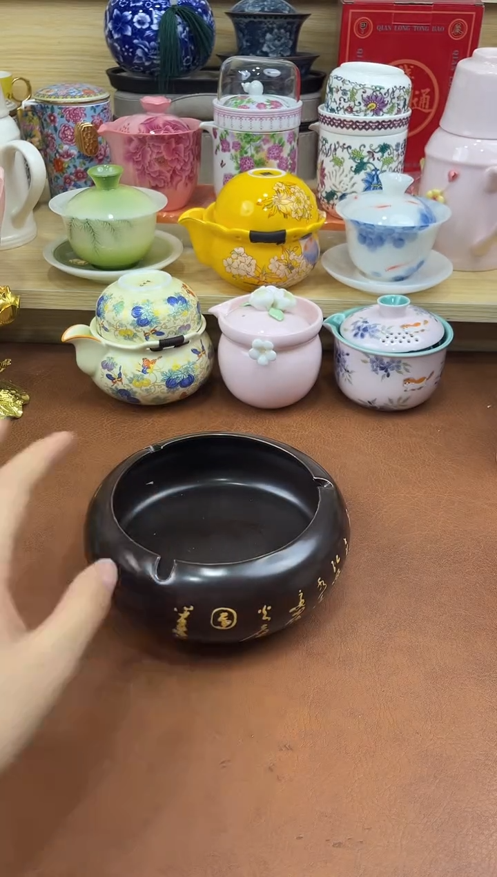 陶陶瓷茶具摆件旅行套组