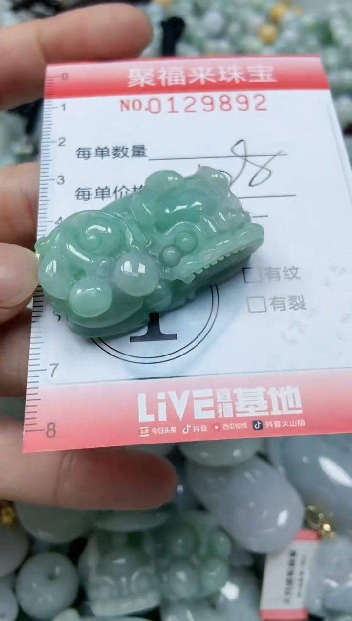 翡翠未镶嵌颈饰闪购0129892