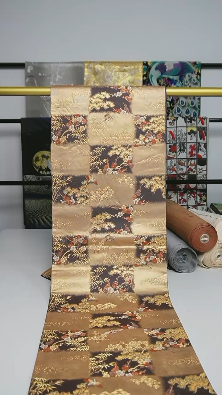 【闪购商品】织绣织锦138五通花鸟