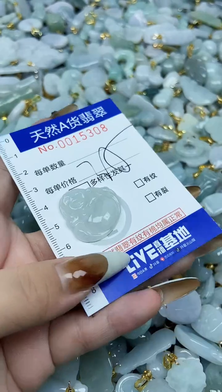 【闪购商品】翡翠颈饰未镶嵌天然A货翡翠