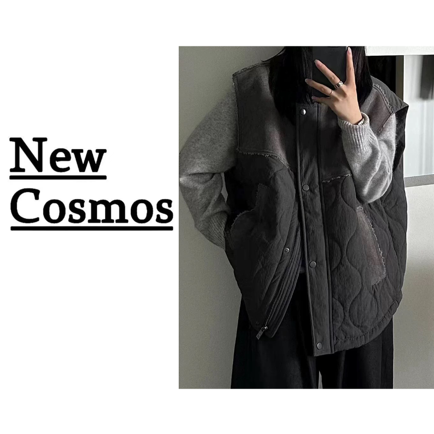 【NEW COSMOS   】休闲风宽松型棉服马甲休闲背心