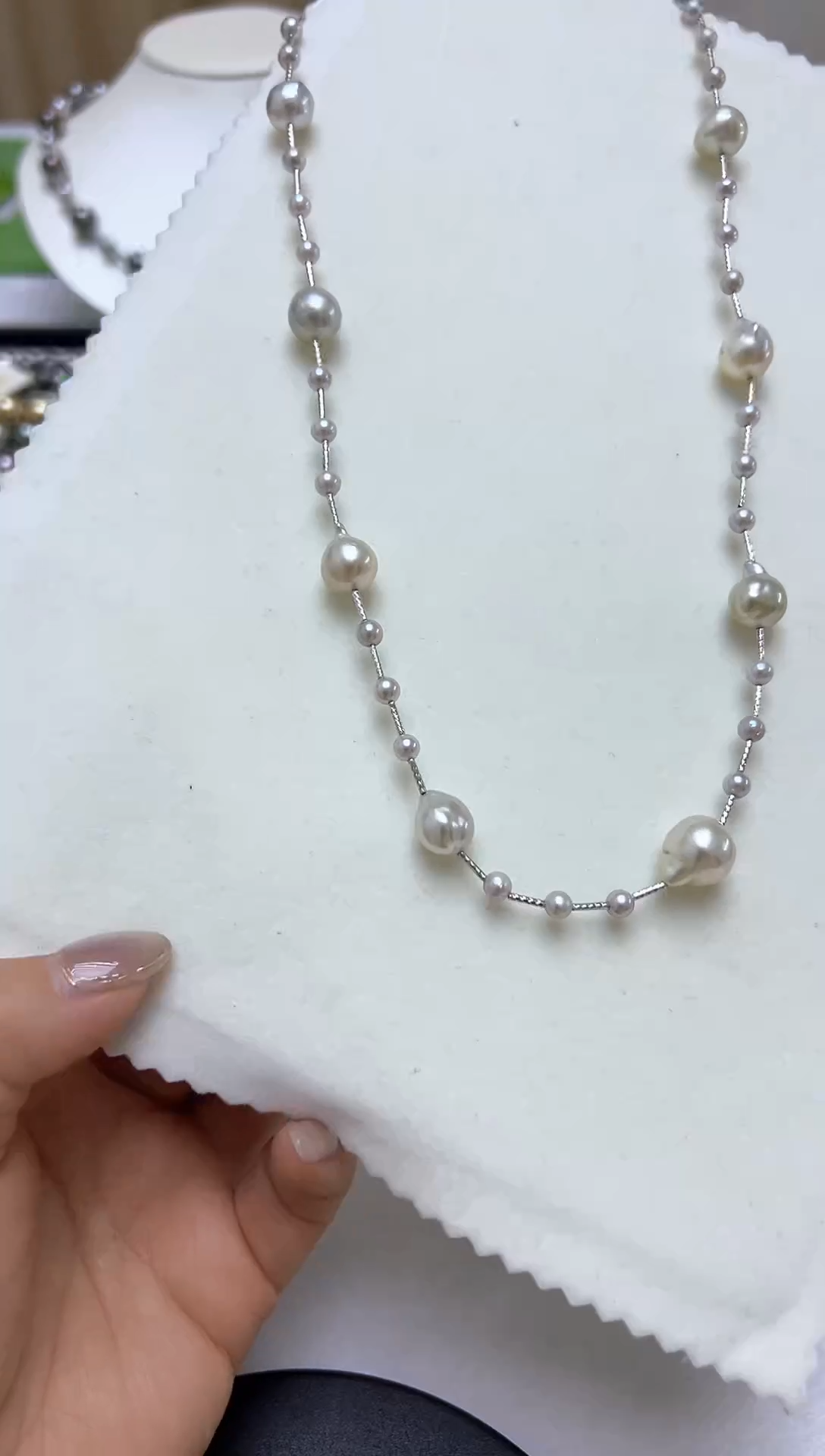 【闪购商品】海水珍珠颈饰未镶嵌干枯