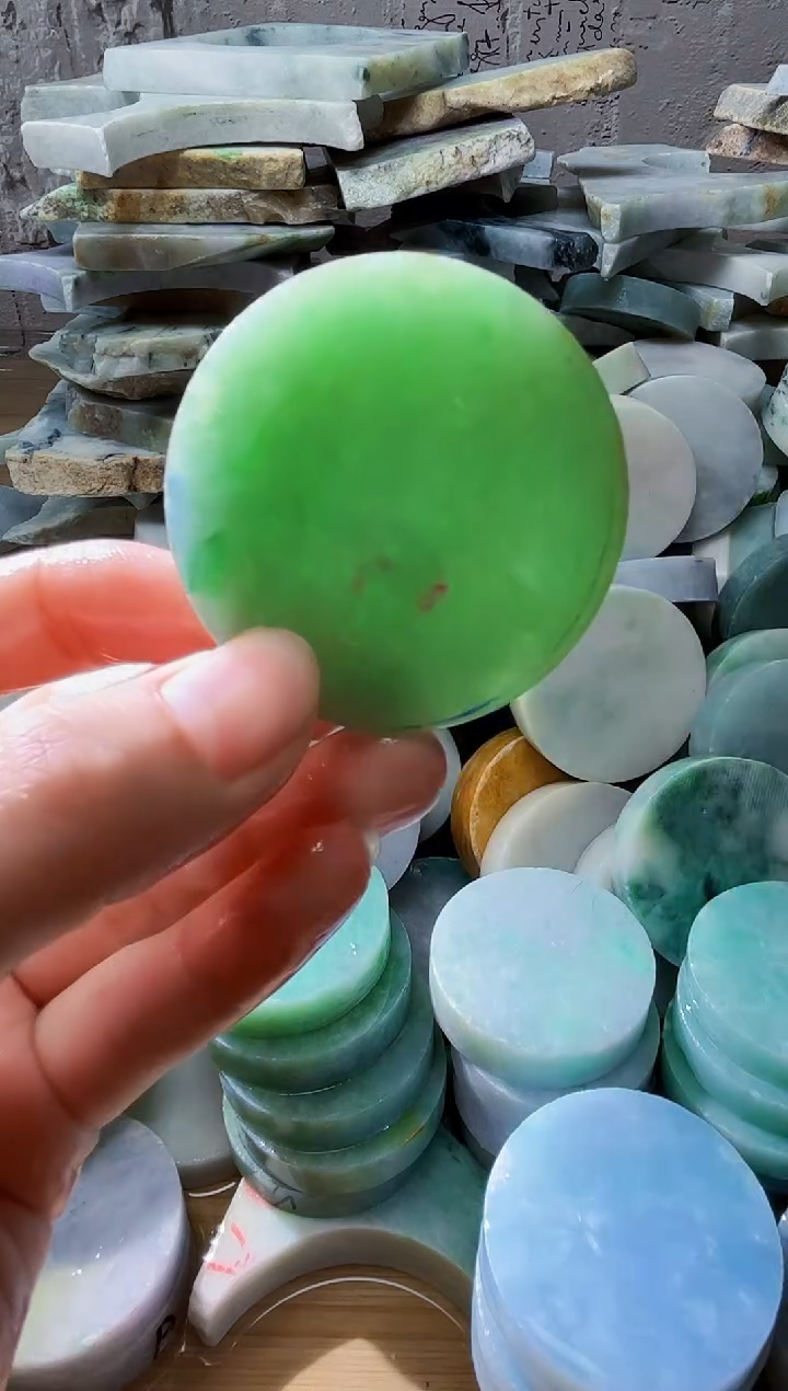 裸石翡翠天然翡翠A货古 南 275