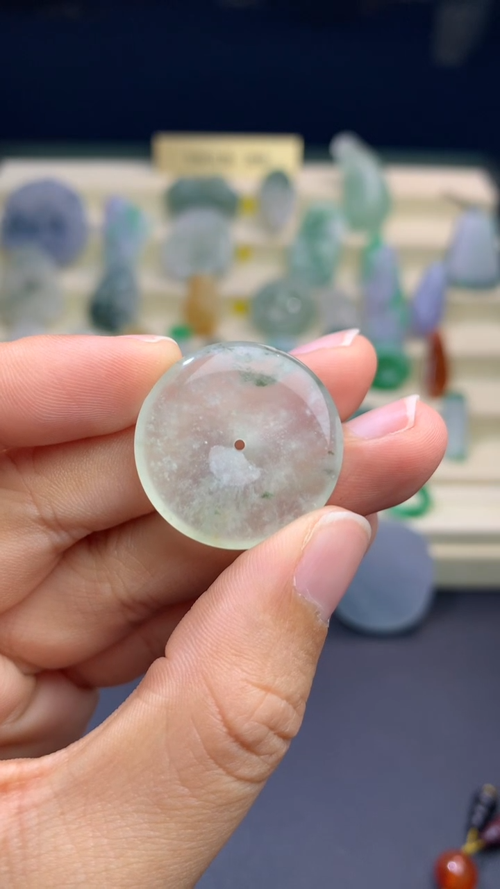 【闪购商品】定制翡翠未镶嵌        平安扣