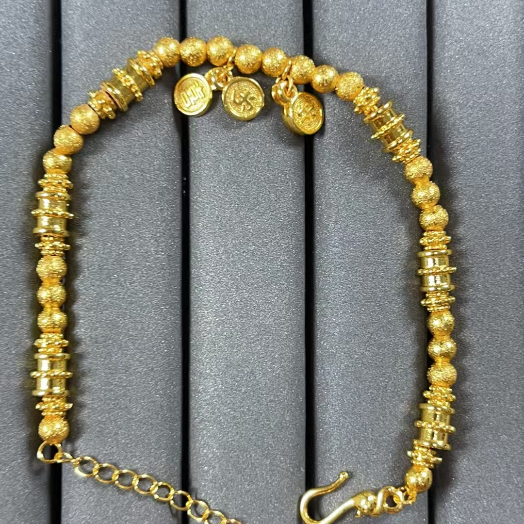 宝阁甄选黄五福手链328