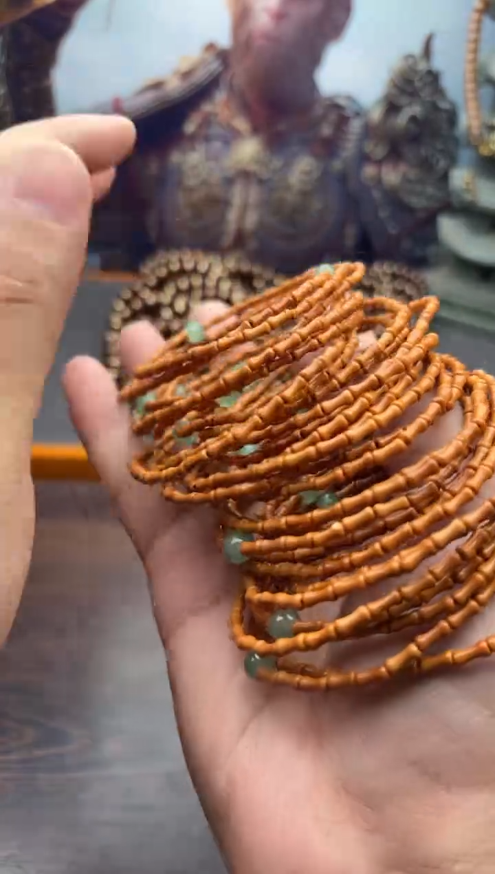 紫金鼠手串7号竹节