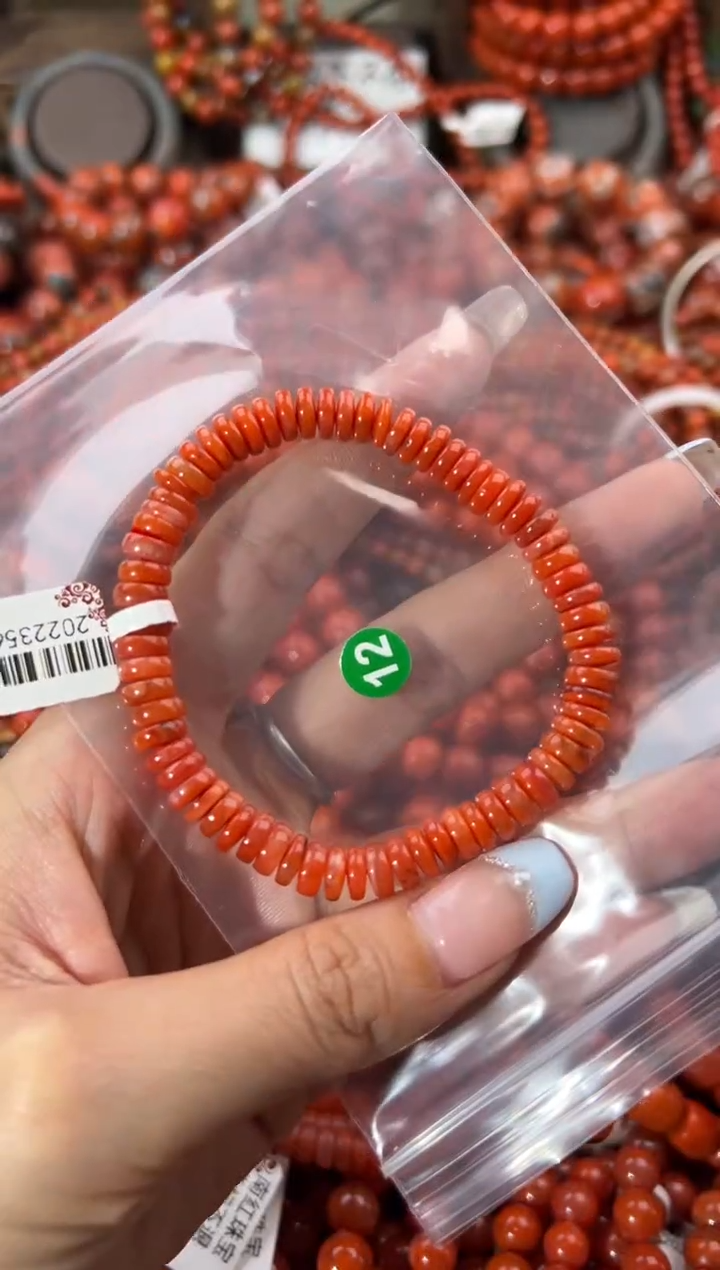 未镶嵌手串南红玛瑙7+