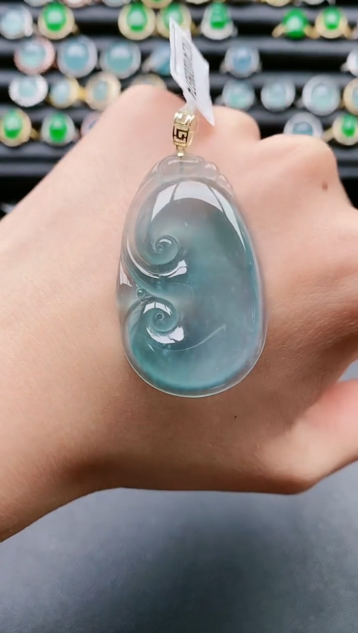 【闪购商品】翡翠戒指18K金镶嵌111111