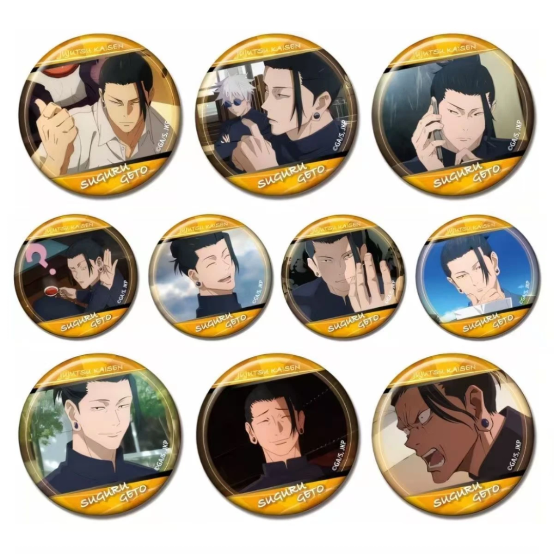 【日谷】咒术回战 夏油杰个人池怀玉 玉折场面写吧唧徽章 盲盒