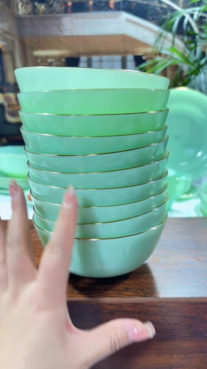 【闪购商品】....5.5英寸玉瓷碗10个口径13.8厘米