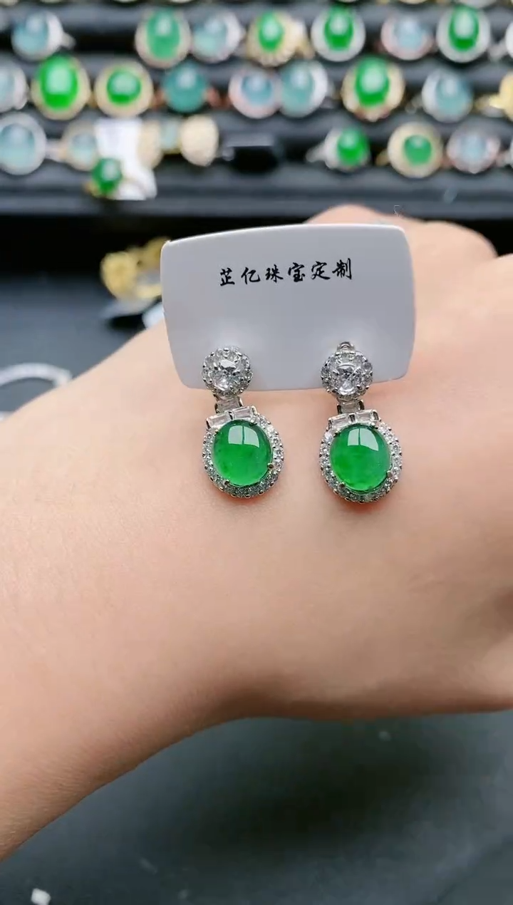 【闪购商品】翡翠戒指银S925镶嵌1111111111