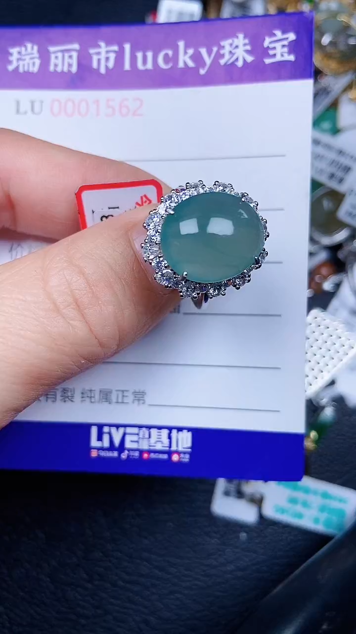 颈饰银S925镶嵌翡翠1582