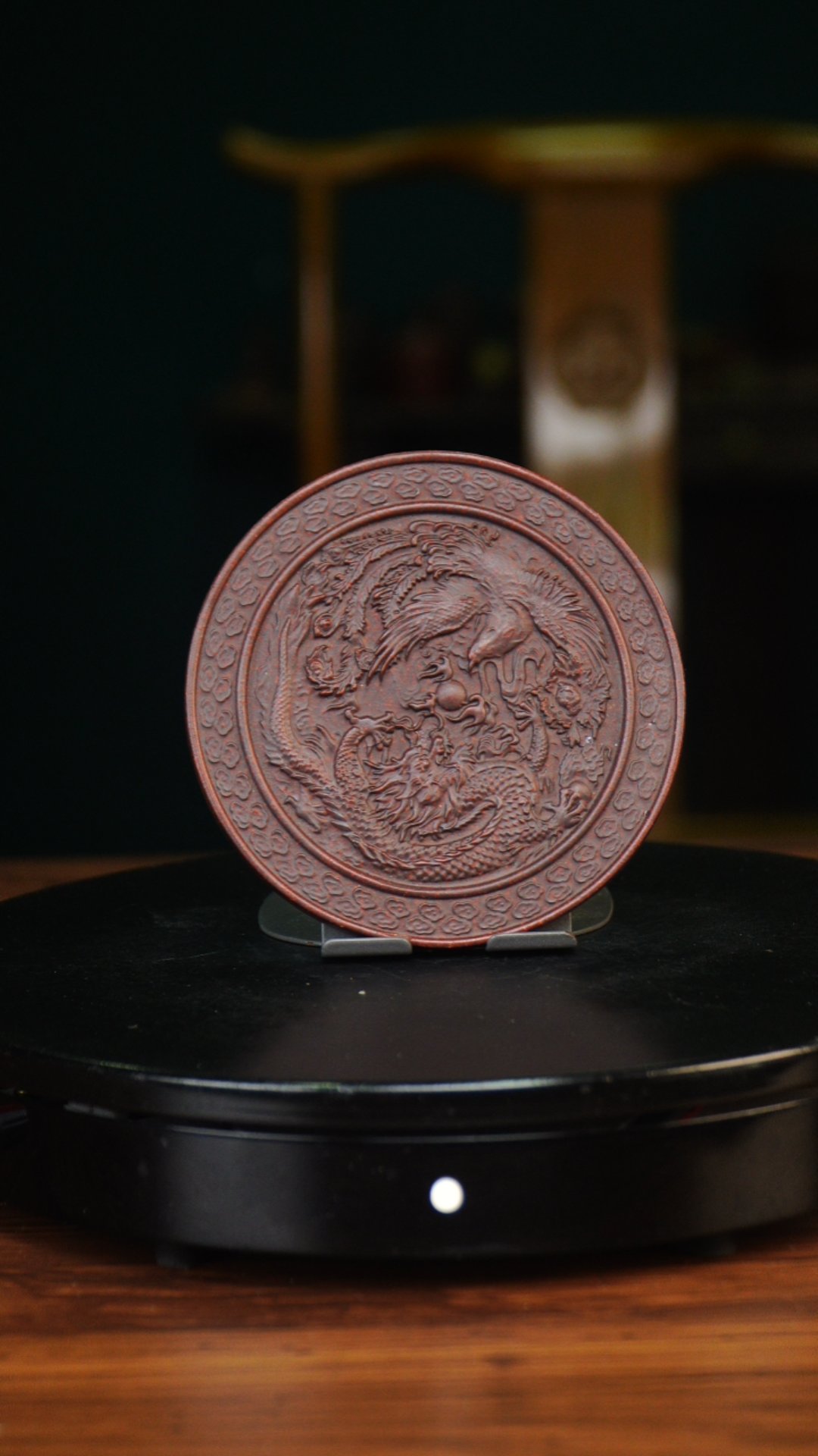 龙凤壶承 宜兴摆件