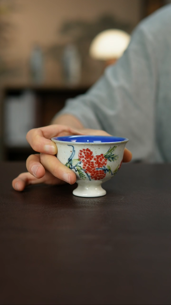 景德镇杯碗柴烧多人