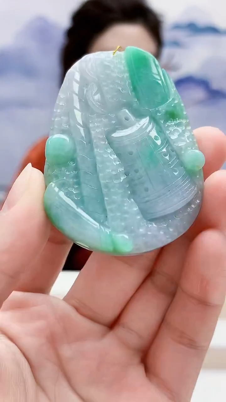 未镶嵌定制翡翠4829lr-毛货挂件11