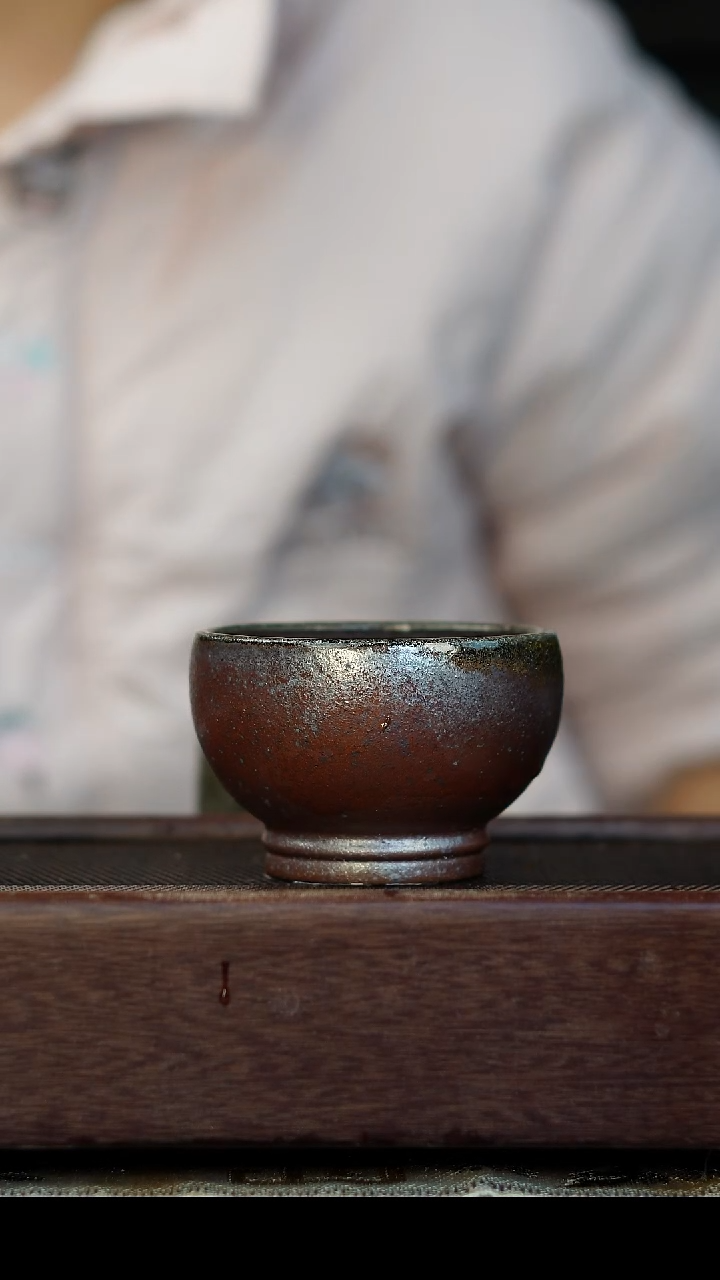 茶壶紫砂柴烧紫砂 紫泥杯150cc