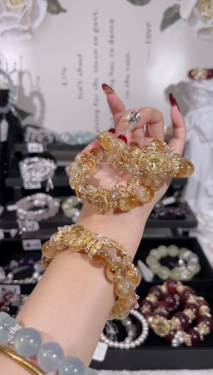 【闪购商品】水晶手链未镶嵌天然水晶默认微瑕，多样性发货发其一