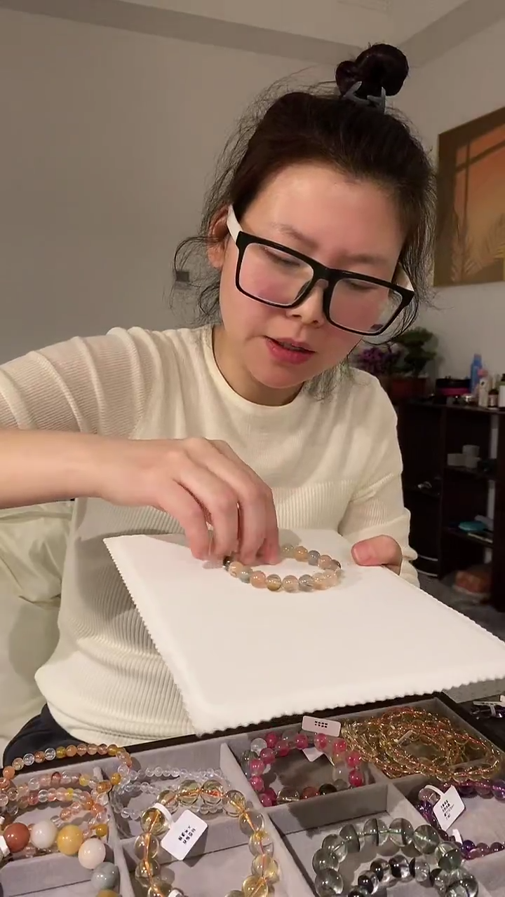 【闪购商品】水晶手链未镶嵌仙女风兔毛10Mm