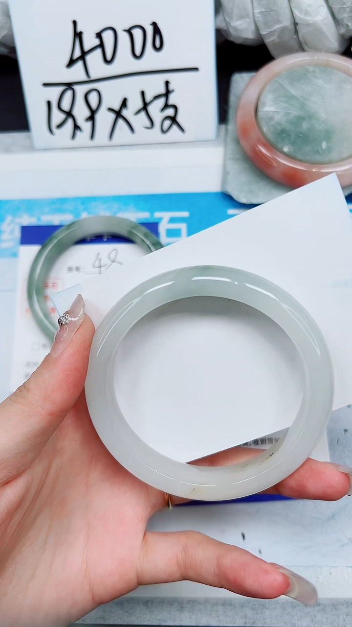 【闪购商品】石英质玉手镯未镶嵌A50-59`60