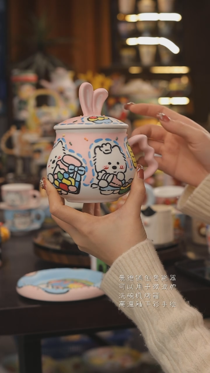 景德镇釉下彩绘设计师款式陶瓷