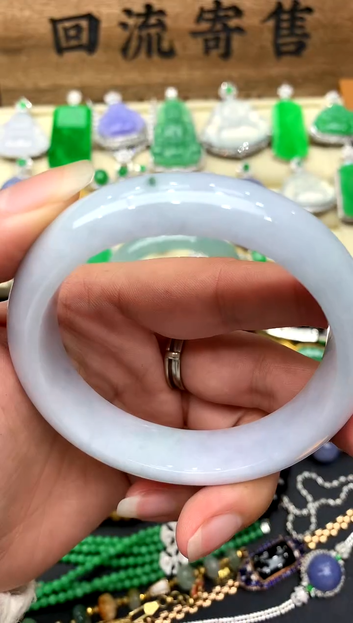 【闪购商品】翡翠手镯未镶嵌51-中国好珍宝