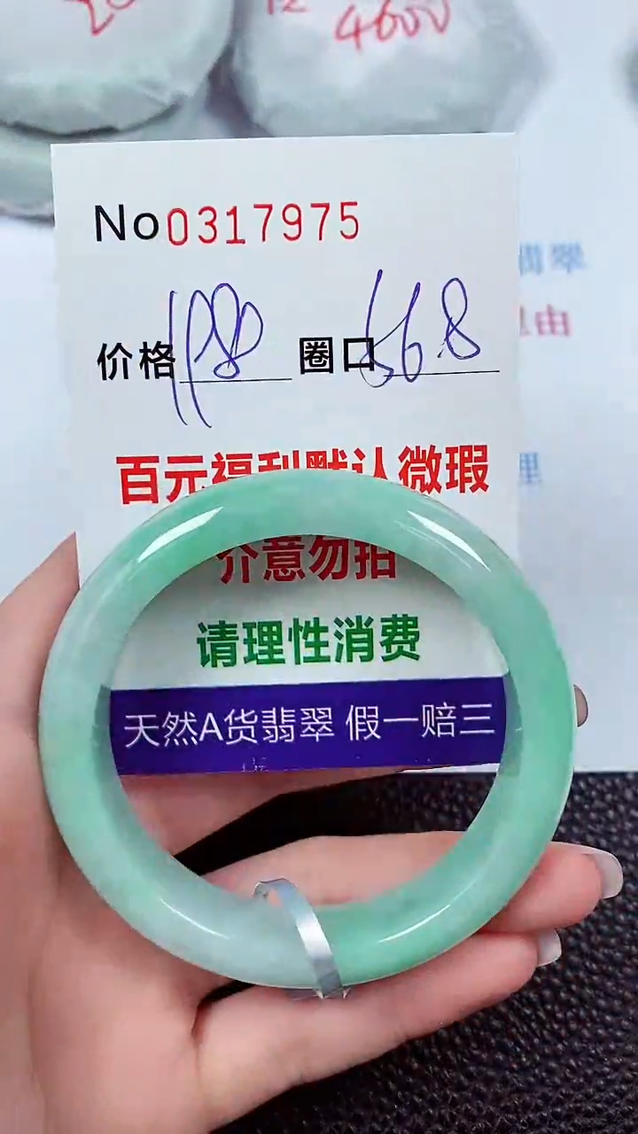 【闪购商品】翡翠手镯未镶嵌00317975