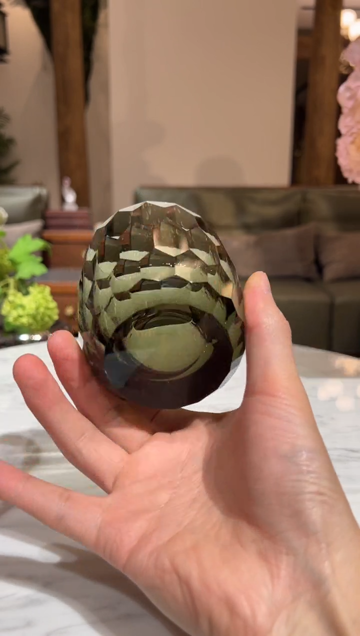 【闪购商品】摆件BML009-2灰色水晶杯