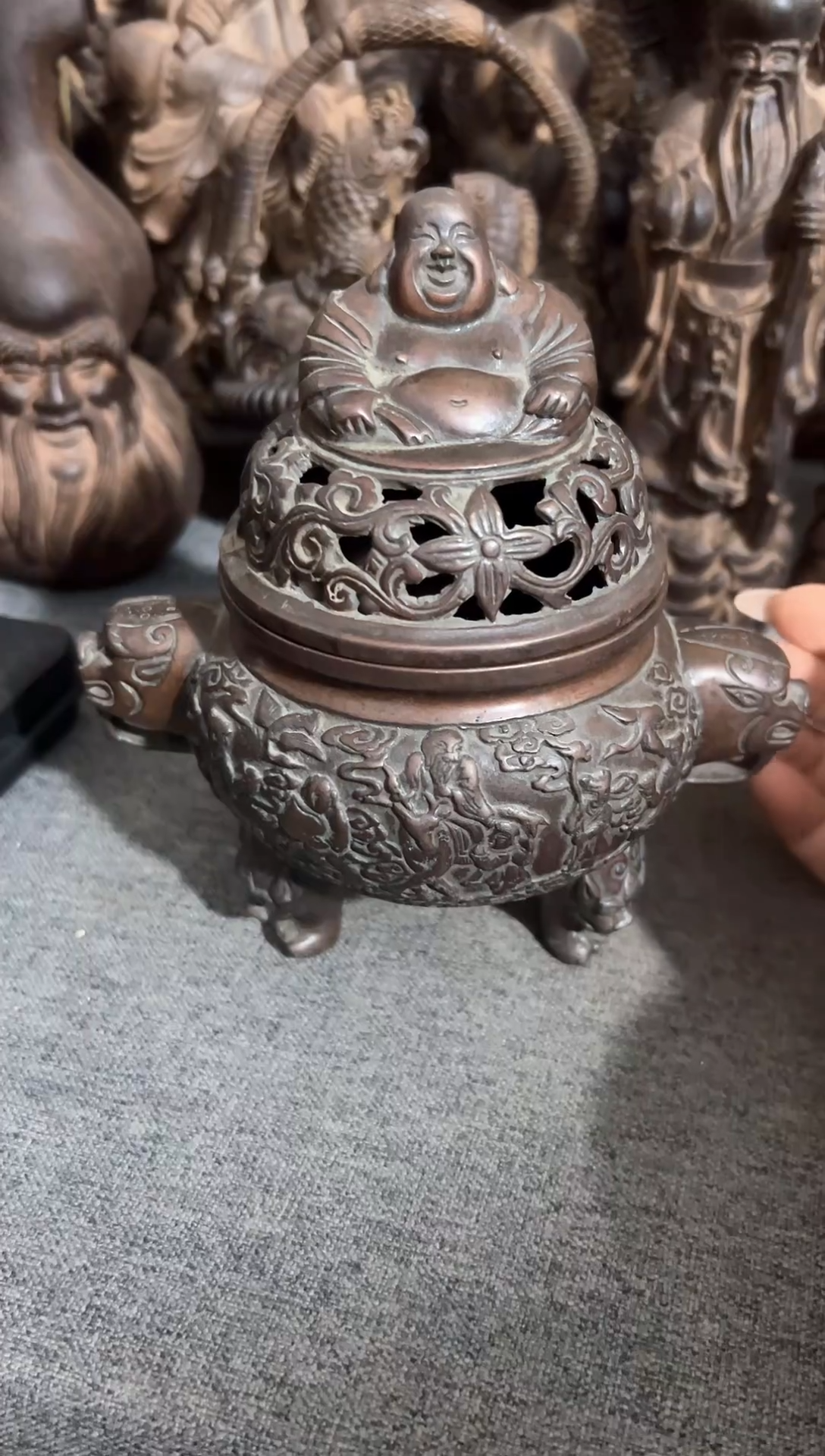 【闪购商品】香榧木木雕欢迎老铁进入直播间，，，，，