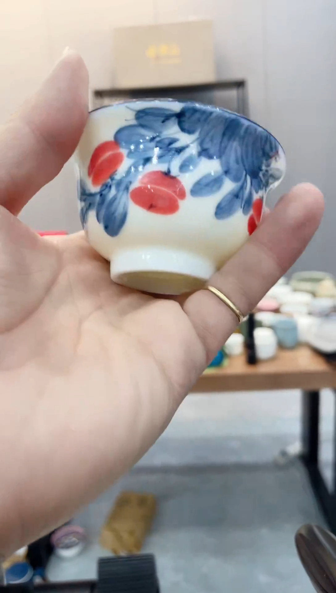 【闪购商品】【瓷心匠物】直播间福利专款柿柿如意杯
