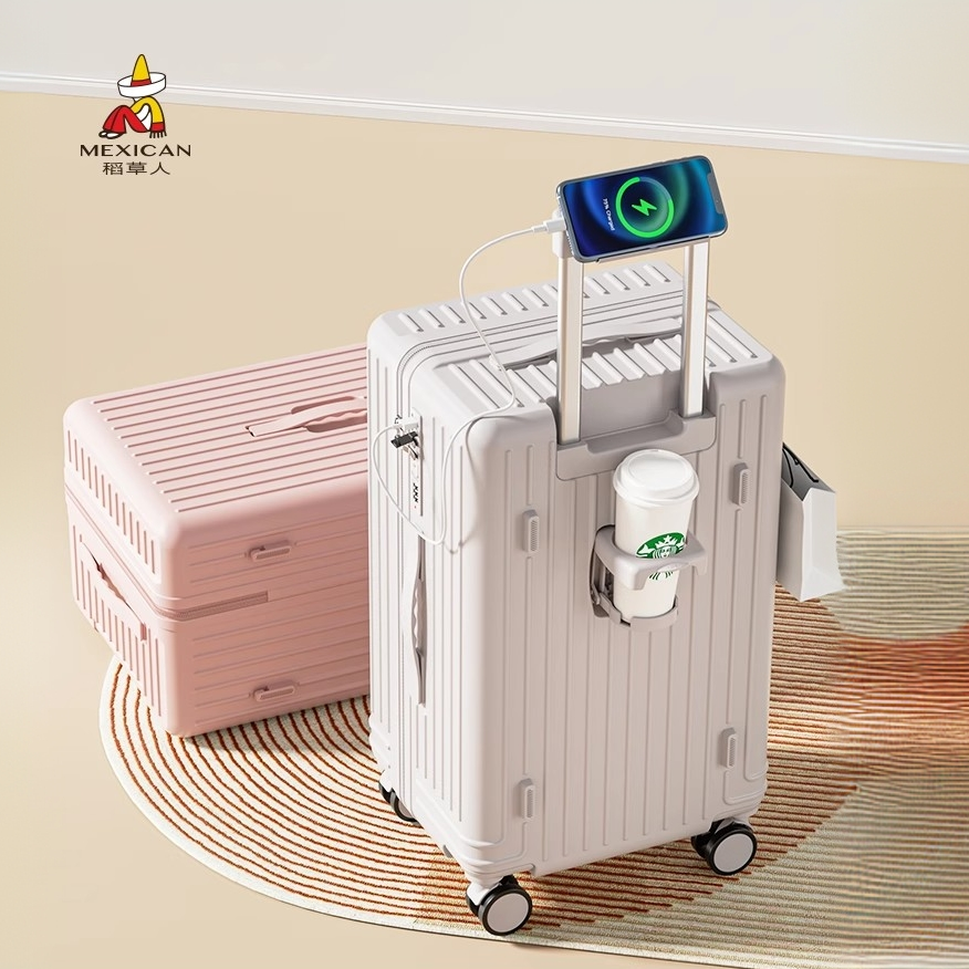 Mexican/稻草人大容量行李箱女拉杆箱行李箱女款2025新款爆款