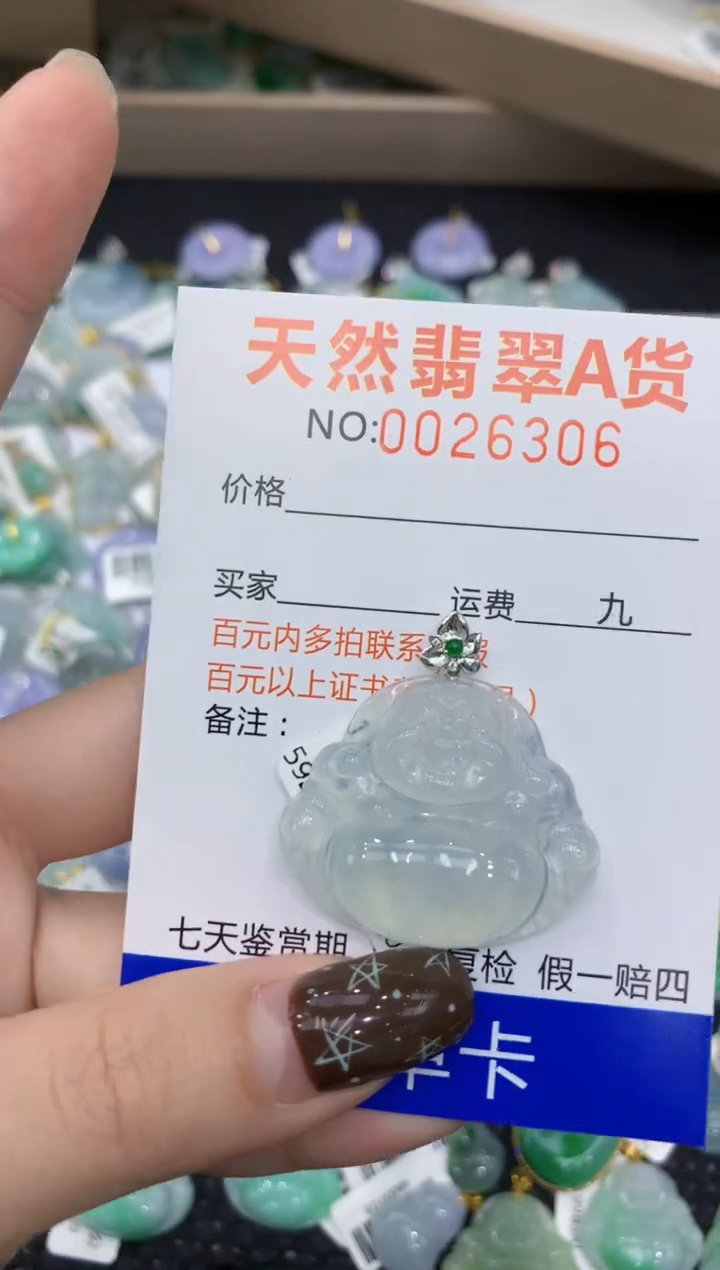 【闪购商品】翡翠颈饰18K金镶嵌1111111111