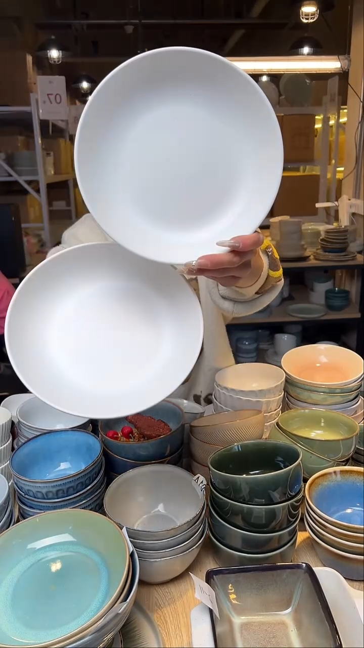 瓷199外贸尾货窑变釉下彩默外微瑕