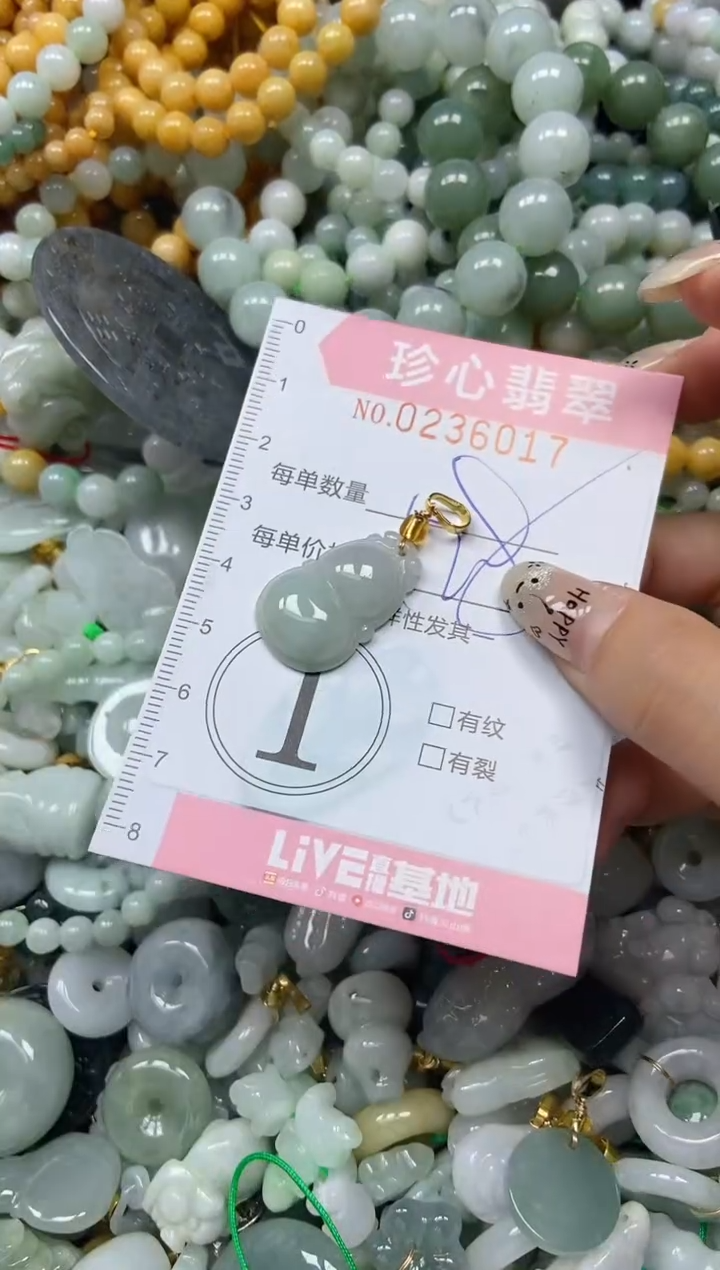 翡翠未镶嵌颈饰闪购0236017