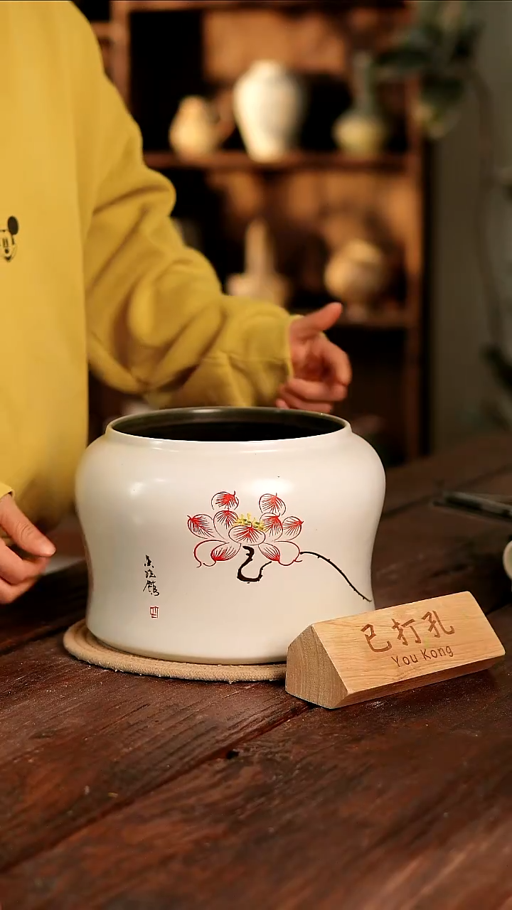 摆件22-190高18口18误差2已打孔瑕疵孤品