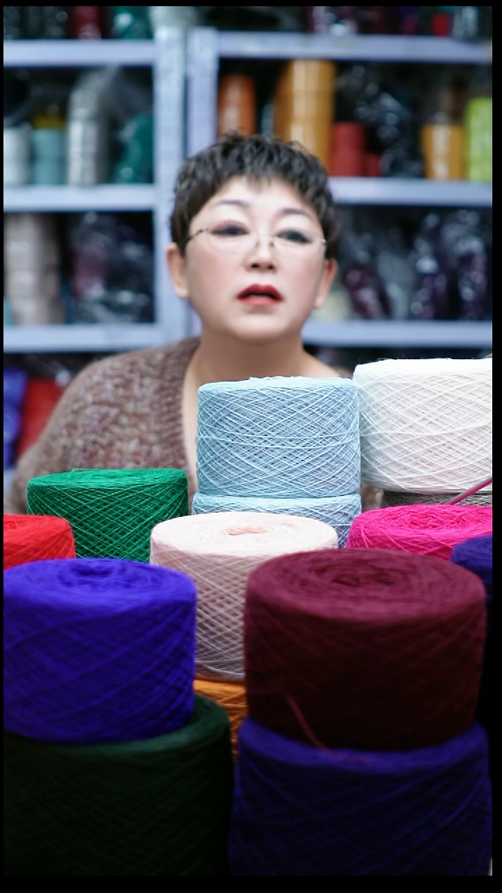 羊绒欢姐手编线D925