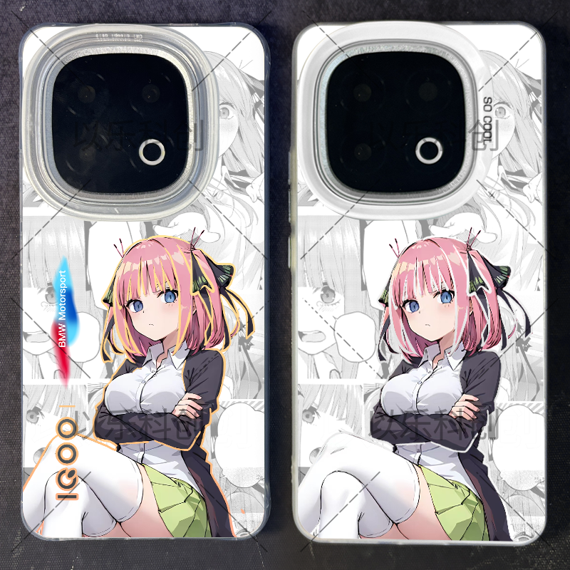 五等分花嫁中野二乃适用于苹果17壳一加红米小米iqoo15极光手机壳
