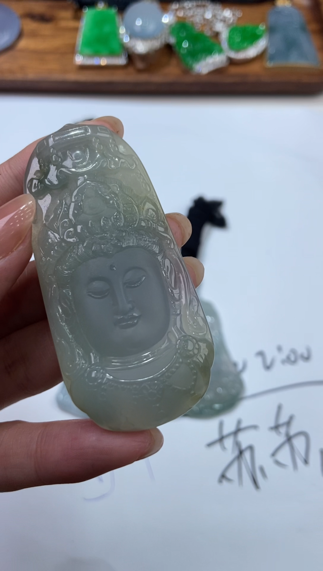 【闪购商品】翡翠未镶嵌颈饰2202931  