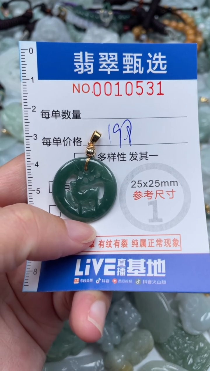 颈饰未镶嵌翡翠10531