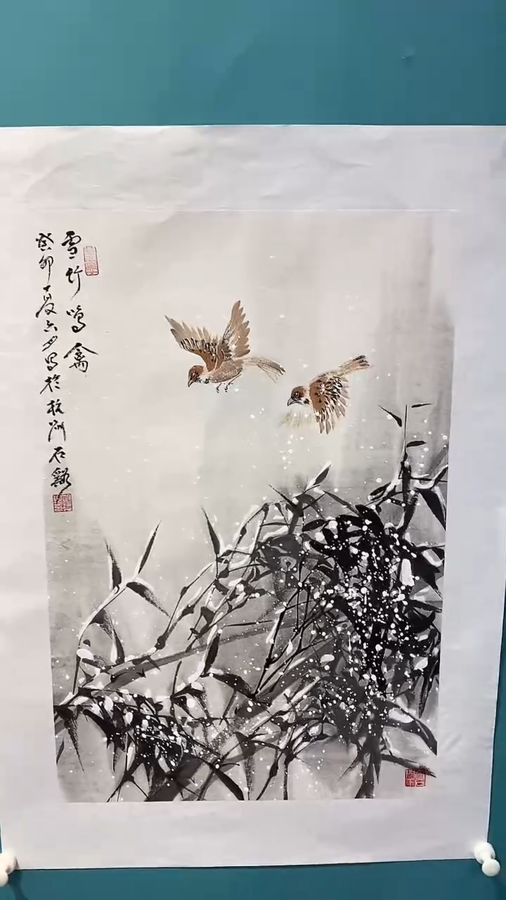 国画画都展厅明德老师国画作品1