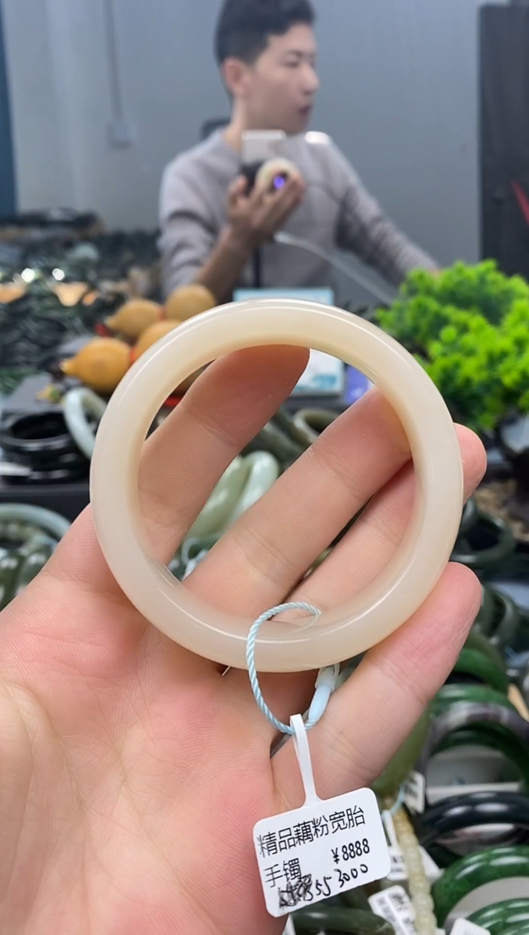 未镶嵌手镯和田玉55