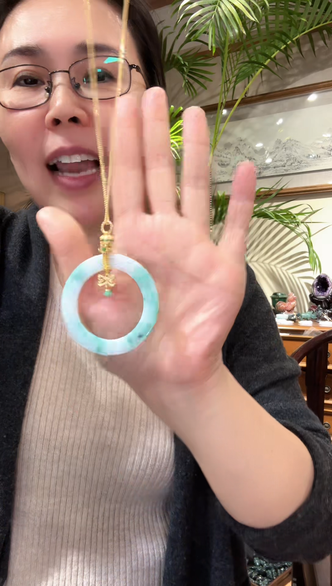 【闪购商品】翡翠颈饰未镶嵌国风