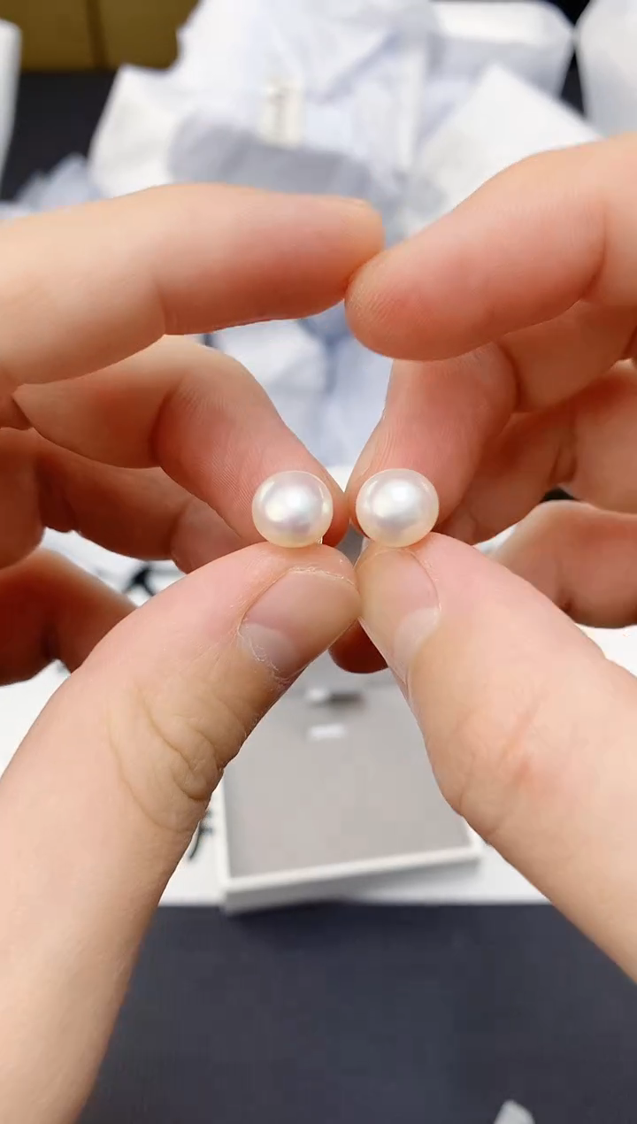 未镶嵌耳饰淡水珍珠ED1070