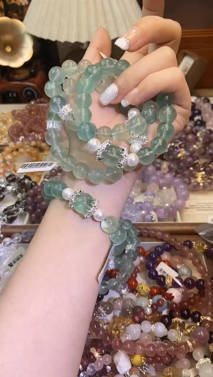【闪购商品】萤石手链未镶嵌6035手串
