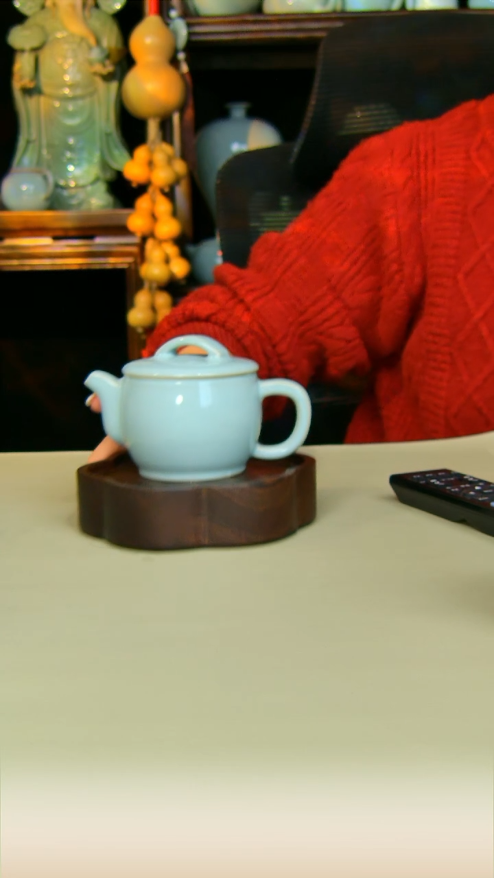 杯子风*行奎奎汉瓦全手工原矿天青不完美