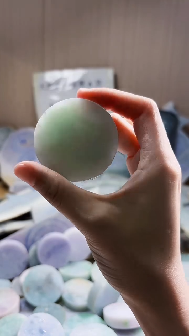 翡翠未镶嵌颈饰翡翠A货 温谭855