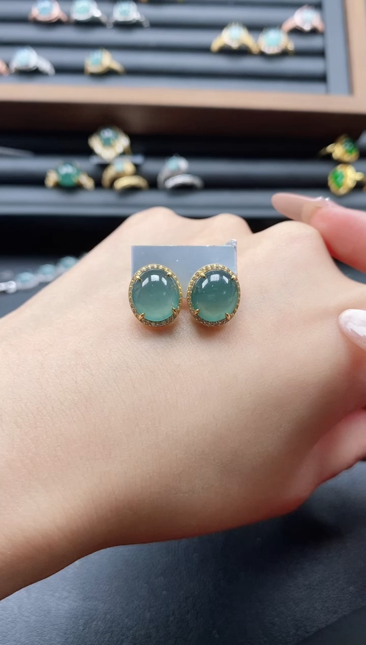 【闪购商品】翡翠戒指银S925镶嵌51151